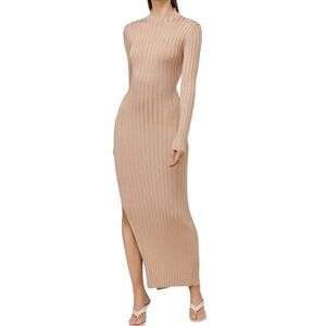 Significant Other Sylvia Twisted Rib Knit Midi Dress
